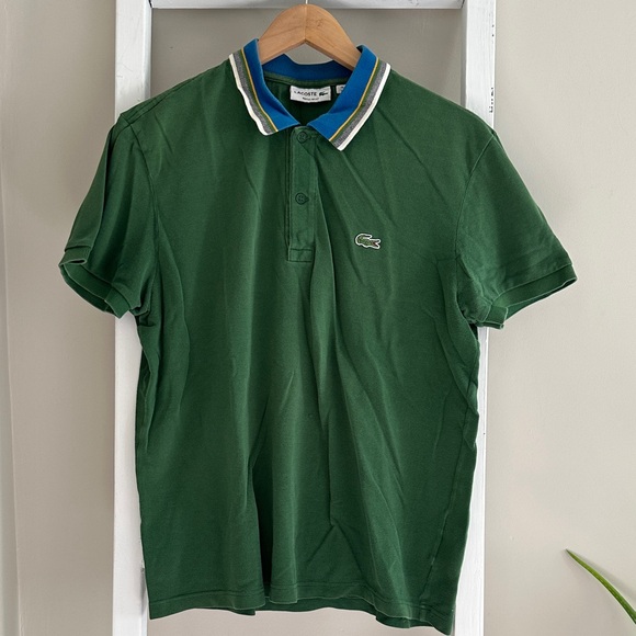 Lacoste Regular Fit 100% Cotton Polo Shirt - Picture 1 of 7